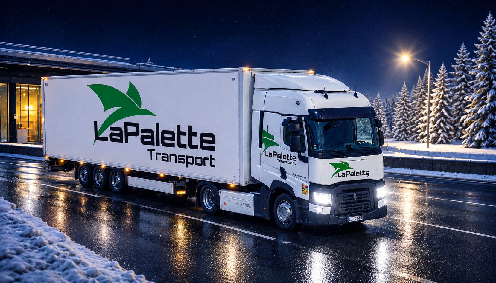 Camion LaPalette Transport pour livraison nationale