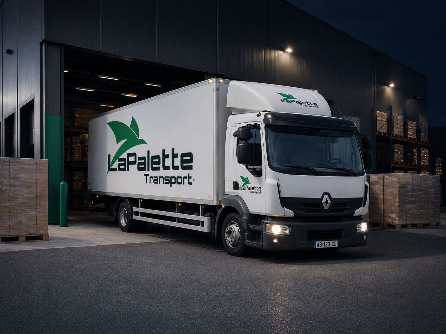 Camion LaPalette Transport en chargement